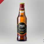 Beer Bottle Mockup Free Psd - Psd Zone inside Beer Label Template Psd