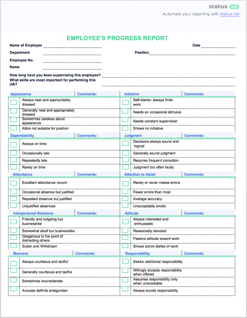 Best Progress Report: How-To'S + Free Samples [The Complete intended for Staff Progress Report Template