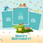 Birthday Collage Free Vector Art - (29 Free Downloads) with regard to Birthday Card Collage Template