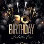 Birthday Party Flyer Template Free ~ Addictionary pertaining to 50Th Birthday Flyer Template Free