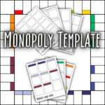 Blank Monopoly Template with regard to Monopoly Chance Cards Template
