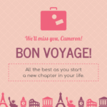 Bon Voyage Farewell Card Template inside Bon Voyage Card Template
