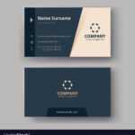 Business Card Templates Royalty Free Vector Image regarding Company Business Cards Templates