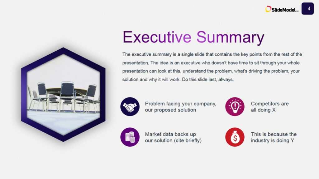 Business Case Studies Executive Summary Slide Design within Business Case Presentation Template Ppt