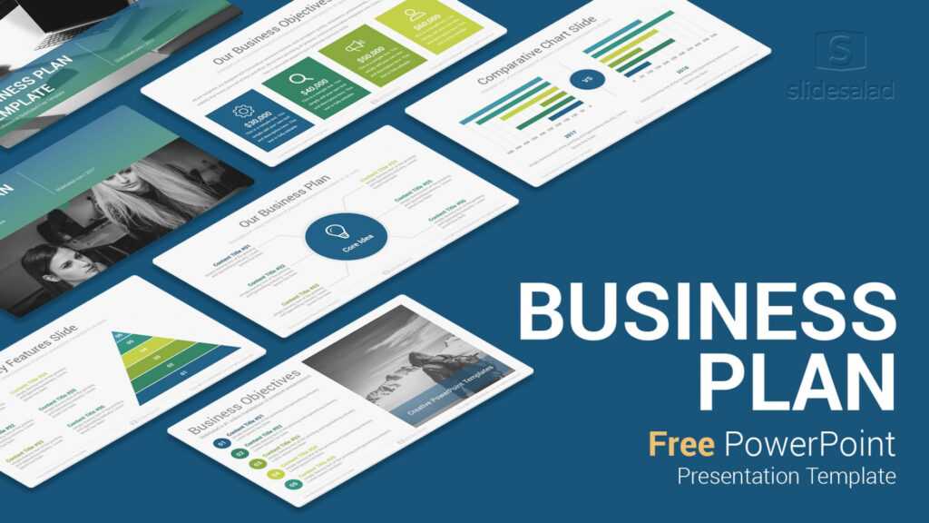 Business Plan Free Powerpoint Presentation Template - Slidesalad for Business Plan Template Powerpoint Free Download