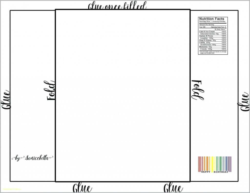 Candy Bar Wrapper Template Free Printable ~ Addictionary throughout Free Blank Candy Bar Wrapper Template