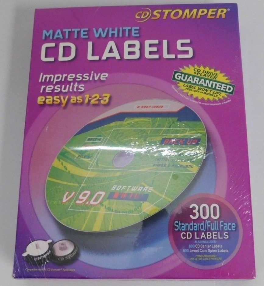 Cd Stomper Template (Page 1) - Line.17Qq within Cd Stomper 2 Up Standard With Center Labels Template