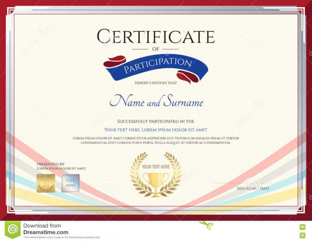 Certificate Template For Achievement, Appreciation Or throughout International Conference Certificate Templates