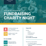 Charity Fundraiser Event Flyer Template for Fundraising Flyer Template