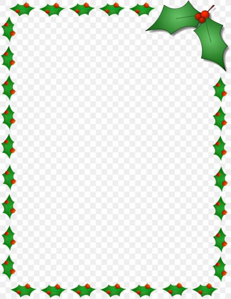 Christmas Santa Claus Microsoft Word Template Clip Art, Png pertaining to Christmas Border Word Template