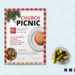 Church Picnic Flyer Design Template In Psd, Word, Publisher in Church Picnic Flyer Templates