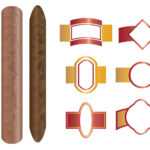 Cigar And The Labels Template - Download Free Vectors throughout Cigar Label Template