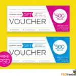 Clean And Modern Gift Voucher Template Psd | Psdfreebies pertaining to Gift Certificate Template Photoshop