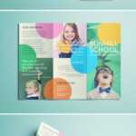 Colorful School Brochure - Tri Fold Template | Download Free regarding Play School Brochure Templates