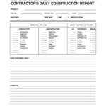 Construction Daily Report Template Excel - Fill Online regarding Construction Daily Report Template Free