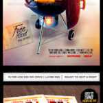 Cookout Flyer Psd with Cookout Flyer Template