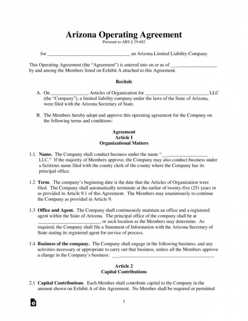Corporation Operating Agreement Template ~ Addictionary for Corporation Operating Agreement Template