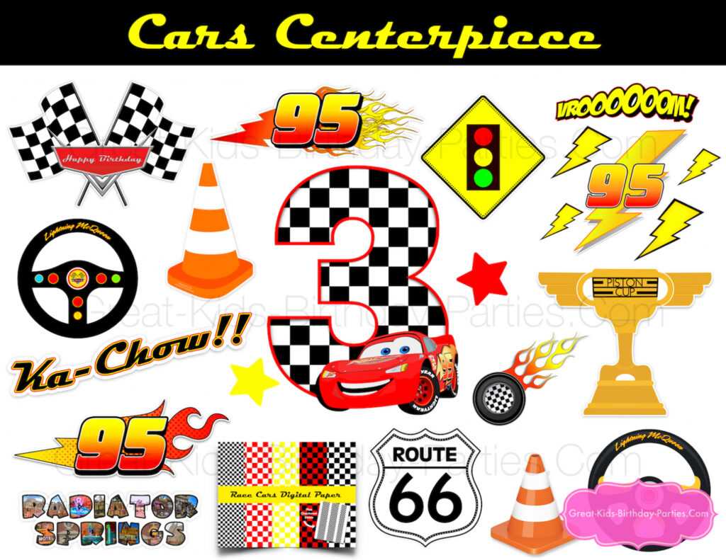 Disney Cars Birthday Party pertaining to Cars Birthday Banner Template