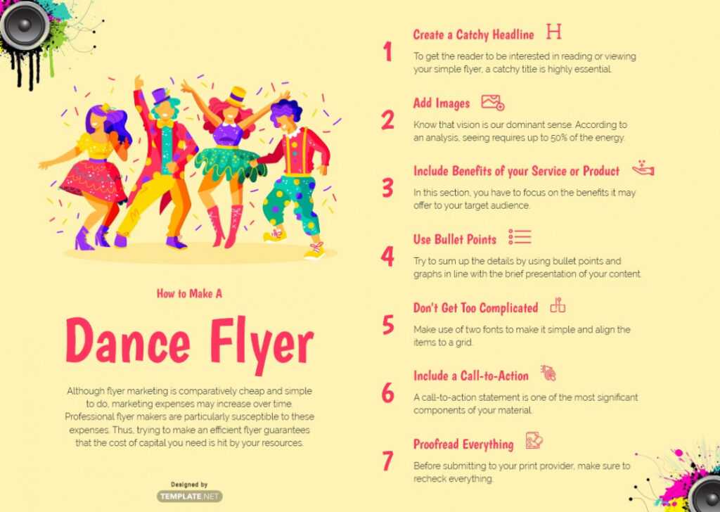 Download 22+ Dance Flyer Templates - Word (Doc) | Psd inside Dance Flyer Template Word