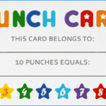 √ Free Printable Punch Card Template | Templateral throughout Business Punch Card Template Free