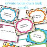 Editable Task Card Templates - Bkb Resources with regard to Task Cards Template