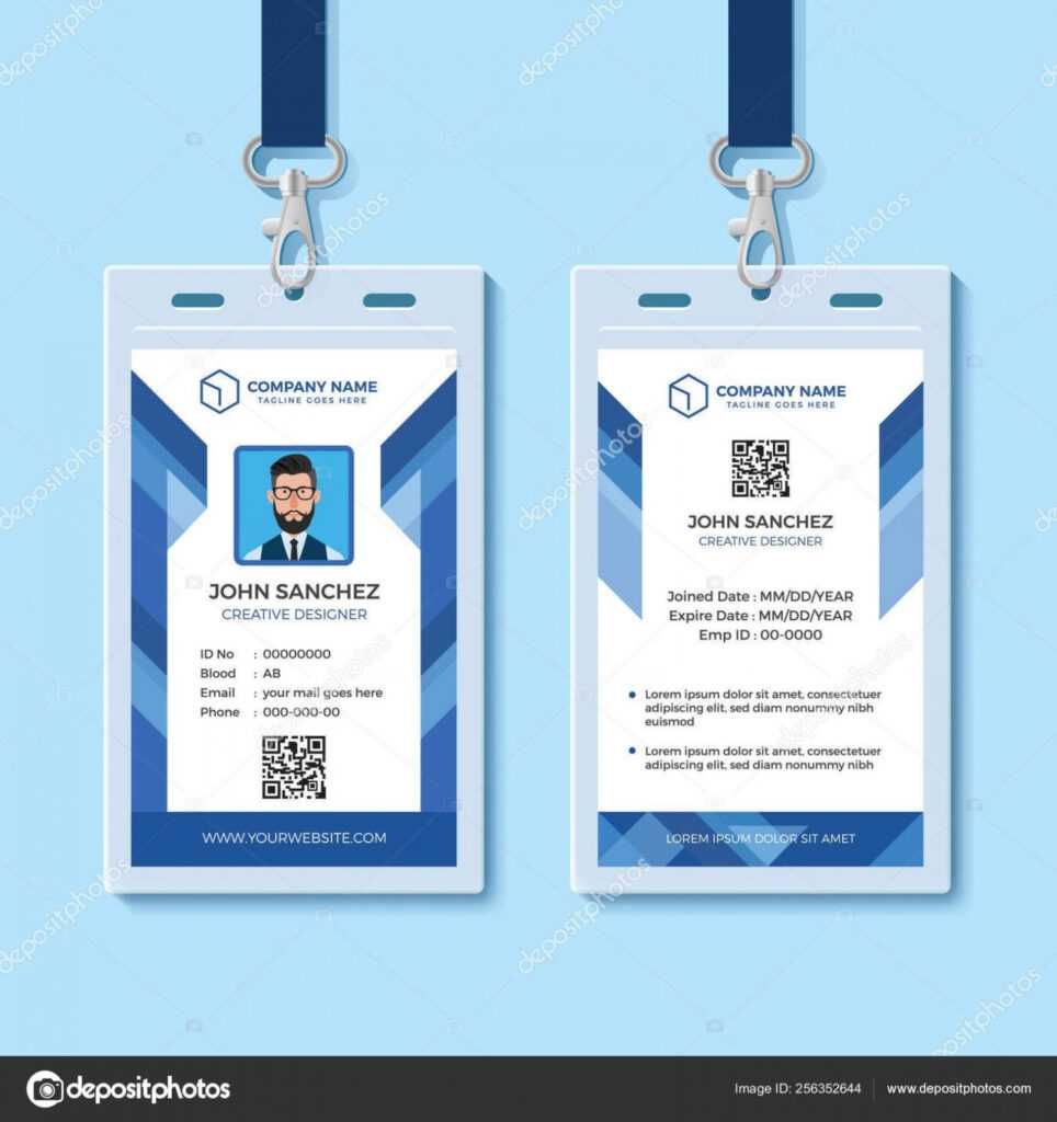Employee Id Card Templates ~ Addictionary for Employee Card Template Word