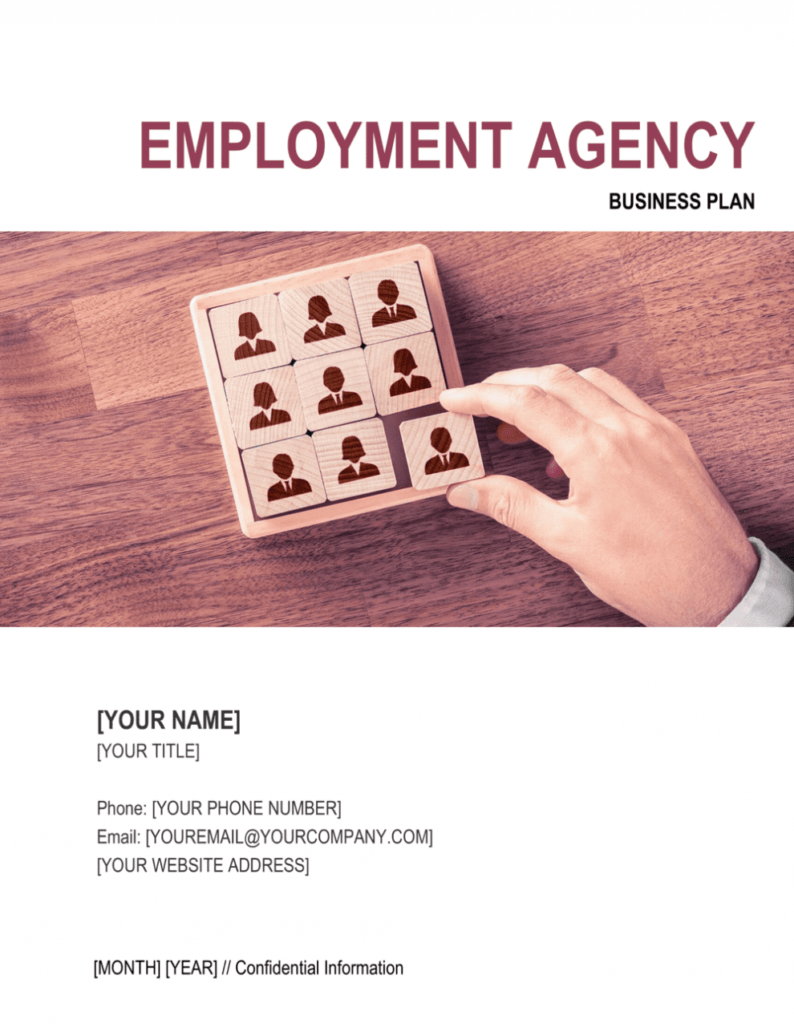 Employment Agency Business Plan Template | By Business-In-A-Box™ inside Recruitment Agency Business Plan Template