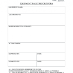 Equipment Fault Report Form Template - Fill Out And Sign Printable Pdf  Template | Signnow inside Equipment Fault Report Template