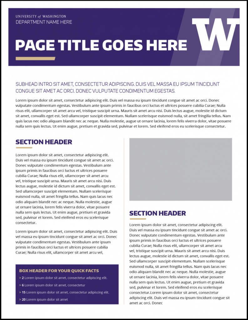 Fact Sheet | Uw Brand within Fact Sheet Template Microsoft Word