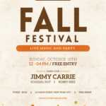 Fall Festival Flyer throughout Fall Festival Flyer Templates Free