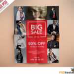 Fashion Retail Sales Flyers Free Psd Template | Psdfreebies in Fashion Flyers Templates For Free