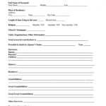 Fill In The Blank Obituary Template - Fill Out And Sign Printable Pdf  Template | Signnow regarding Fill In The Blank Obituary Template