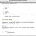 Focus Group Report Template for Focus Group Discussion Report Template