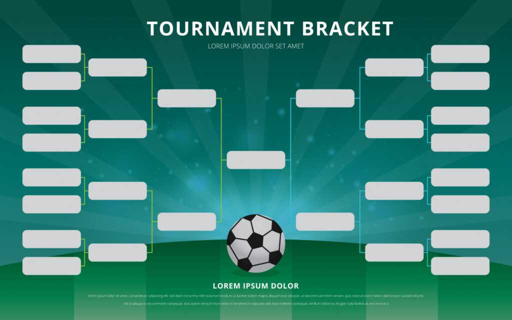 Football Tournament Bracket Poster Template - Download Free within Football Tournament Flyer Template