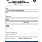 Free 9+ Workshop Registration Forms In Pdf with Seminar Registration Form Template Word