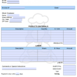 Free Bakery Invoice Template | Pdf | Word | Excel pertaining to Bakery Invoice Template