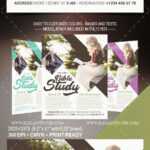 Free Bible Study Flyer Template throughout Bible Study Flyer Template Free