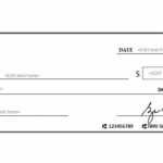 Free Blank Check Template For Powerpoint - Free Powerpoint intended for Editable Blank Check Template