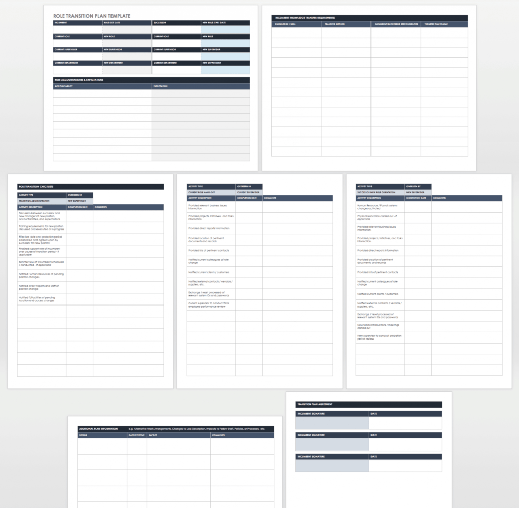 Free Business Transition Plan Templates | Smartsheet regarding Business Process Transition Plan Template
