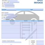 Free Car Sales Invoice Template | Pdf | Word | Excel inside Car Sales Invoice Template Uk