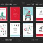 Free Christmas Card Templates For Photoshop &amp; Illustrator with regard to Christmas Photo Card Templates Photoshop