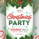 Free Christmas Party Flyer Template ~ Creativetacos with Free Christmas Party Flyer Templates