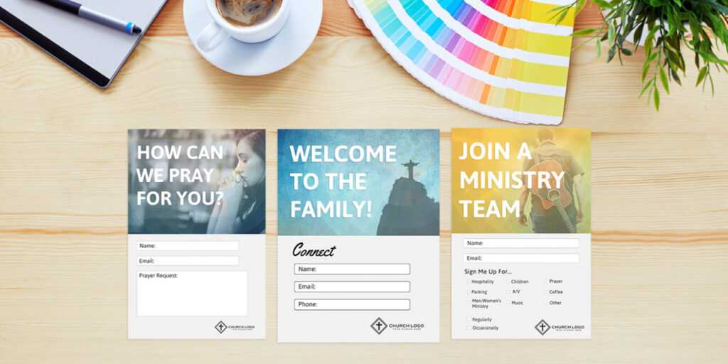 Free Church Connection Cards - Beautiful Psd Templates inside Decision Card Template