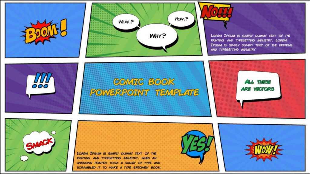 Free Comic Book Powerpoint Template For Download | Slidebazaar within Powerpoint Comic Template