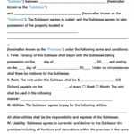 Free Commercial Sublease Agreement Templates (By State) within Sublease Commercial Agreement Template