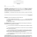 Free Contingency Fee Agreement Template - Sample - Pdf inside Contingency Fee Agreement Template