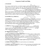 Free Corporate Credit Card Policy | Free To Print, Save intended for Company Credit Card Policy Template
