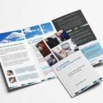 Free Corporate Trifold Brochure Template In Psd, Ai &amp; Vector with 2 Fold Brochure Template Free