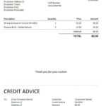 Free Credit Note Templates | Invoiceberry with regard to Credit Note Example Template