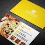 Free Delicious Food Business Card On Behance with Food Business Cards Templates Free